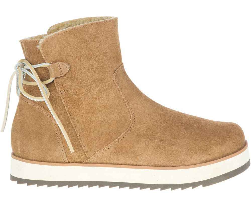 Botas Senhora - Merrell Juno Bluff Polar Waterproof - Marrom - RWC305289